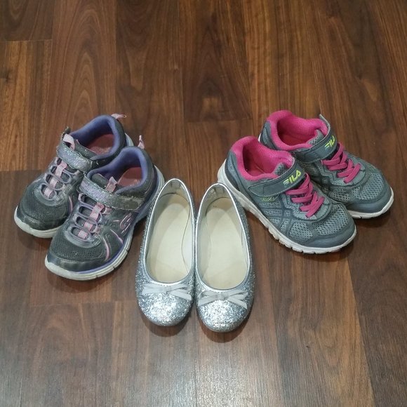 Gymboree, Fila, Skechers Other - 3 pairs Girls' Shoes, size 12, Play condition